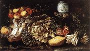 SALINI, Tommaso Still-life with Fruit, Vegetables and Animals f Spain oil painting artist
